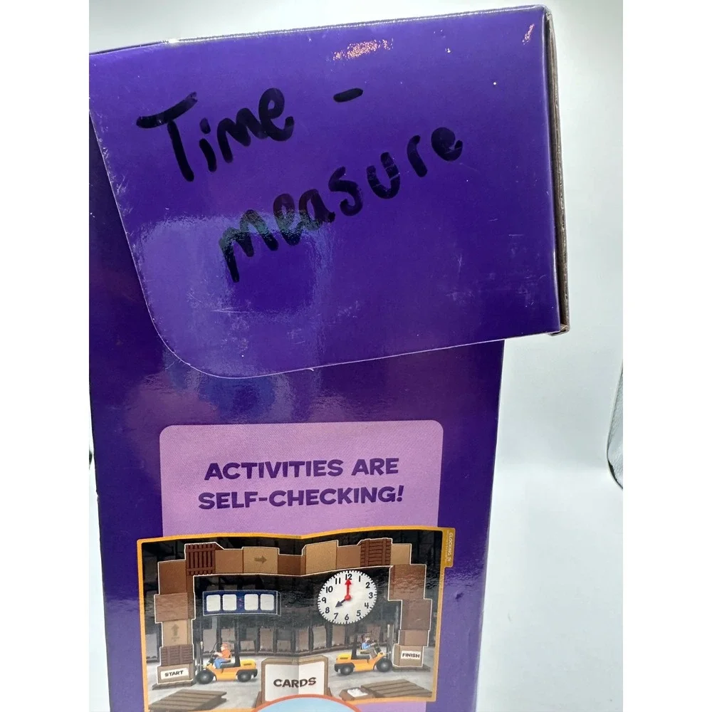 Lakeshore Learning Time & Measurement Elementary Folder Games Grades 2-3 COMPLET